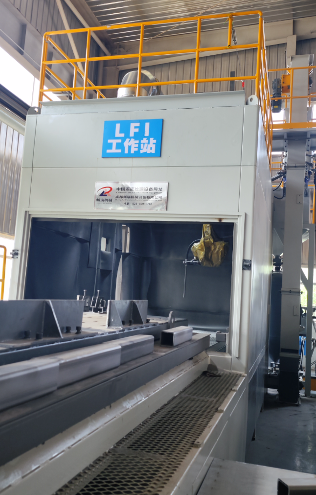 渭南无尘环保自动喷砂机，车间更安全更规范